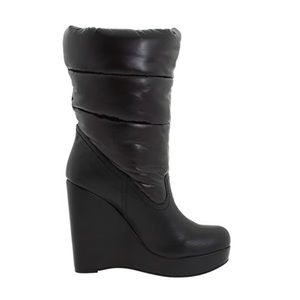 KENSIE GIRL ‘MELAN’ WEDGE PUFFER BOOT